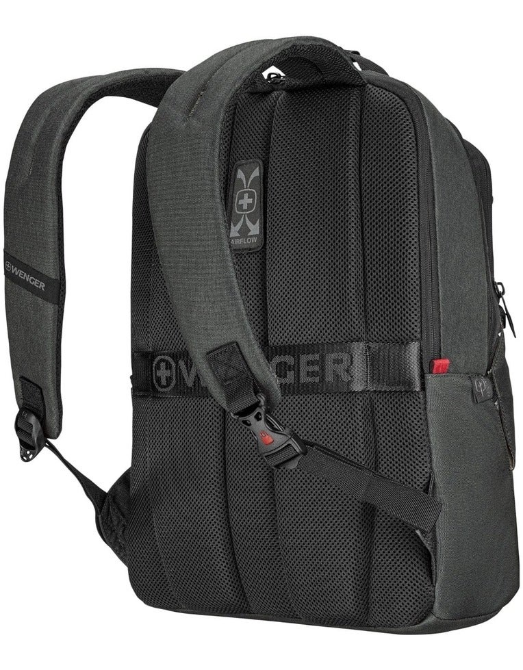 Wenger MX Eco Professional 16 Inch Laptop Backpack With Tablet Pocket - Charcoal - Image 5